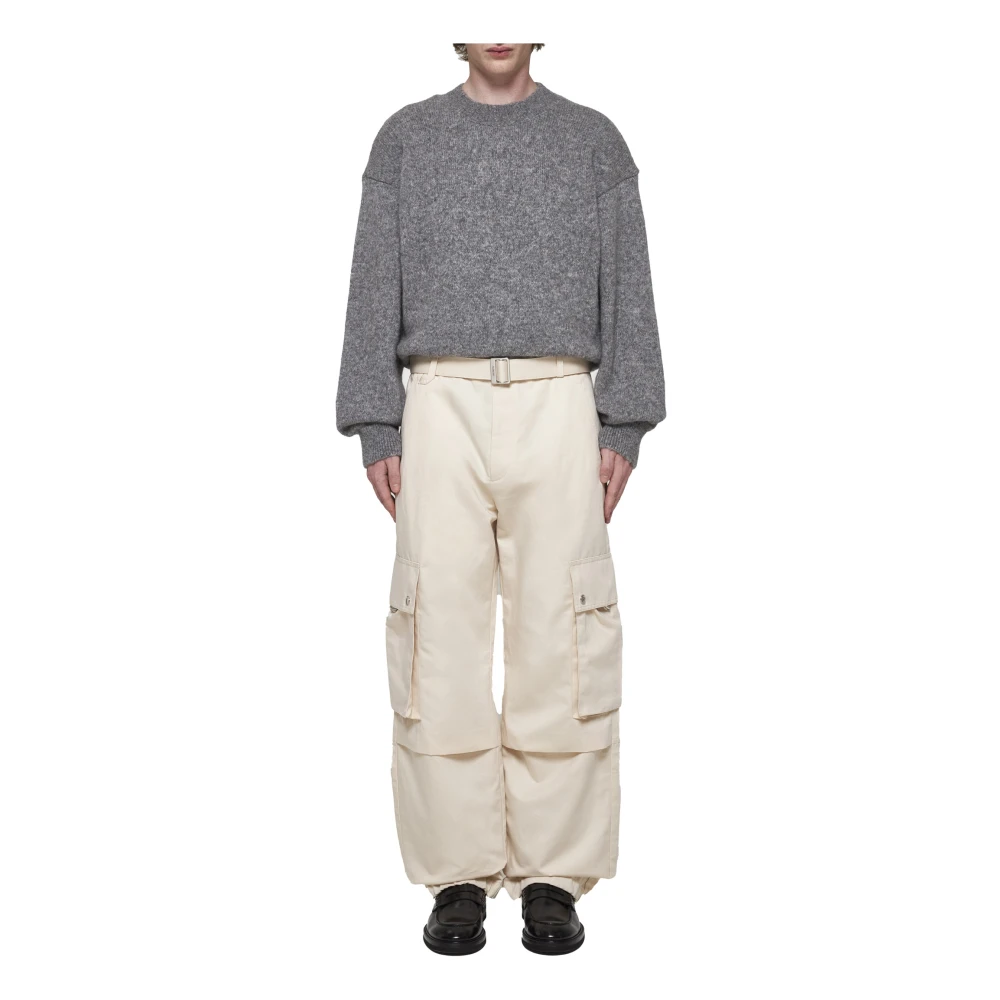 Jacquemus Beige Cargo Broek Beige Heren