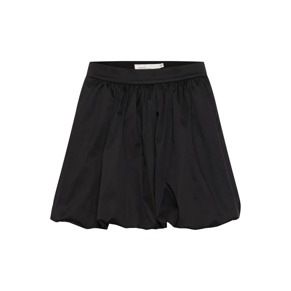 Karen By Simonsen Women's Black Voluminous Meteorite Skirt - Short Skirts - 2XL - Skirts