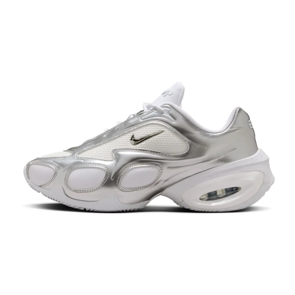 Nike Gray Running Shoes, Female, 6 Uk, Metallic Silver Air Max Muse Futuristic Trainers