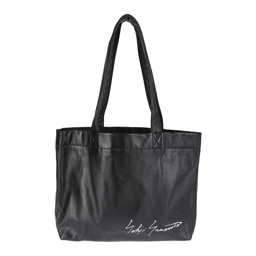 Yohji Yamamoto Handtekening Tote Tas Black Dames