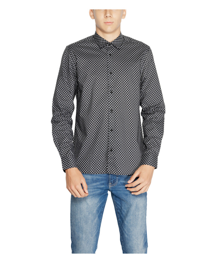 geometric-grey-cotton-shirt-for-men