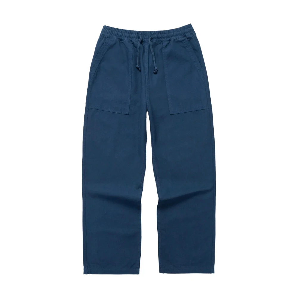 Service Works Men's Blue Chef Trousers, Straight Trousers, S, Trousers