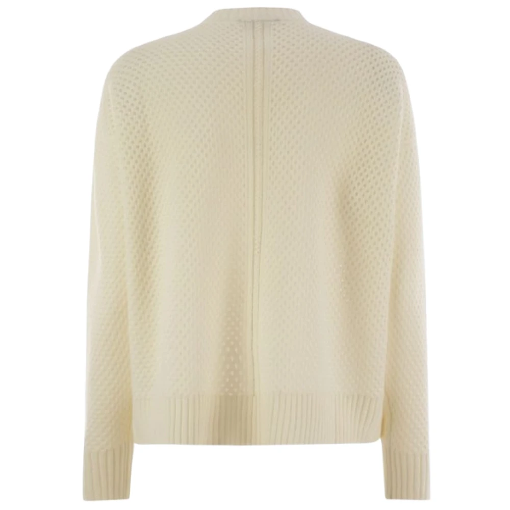 Fabiana Filippi Gezellig Gebreide Pullover Sweater Beige Dames
