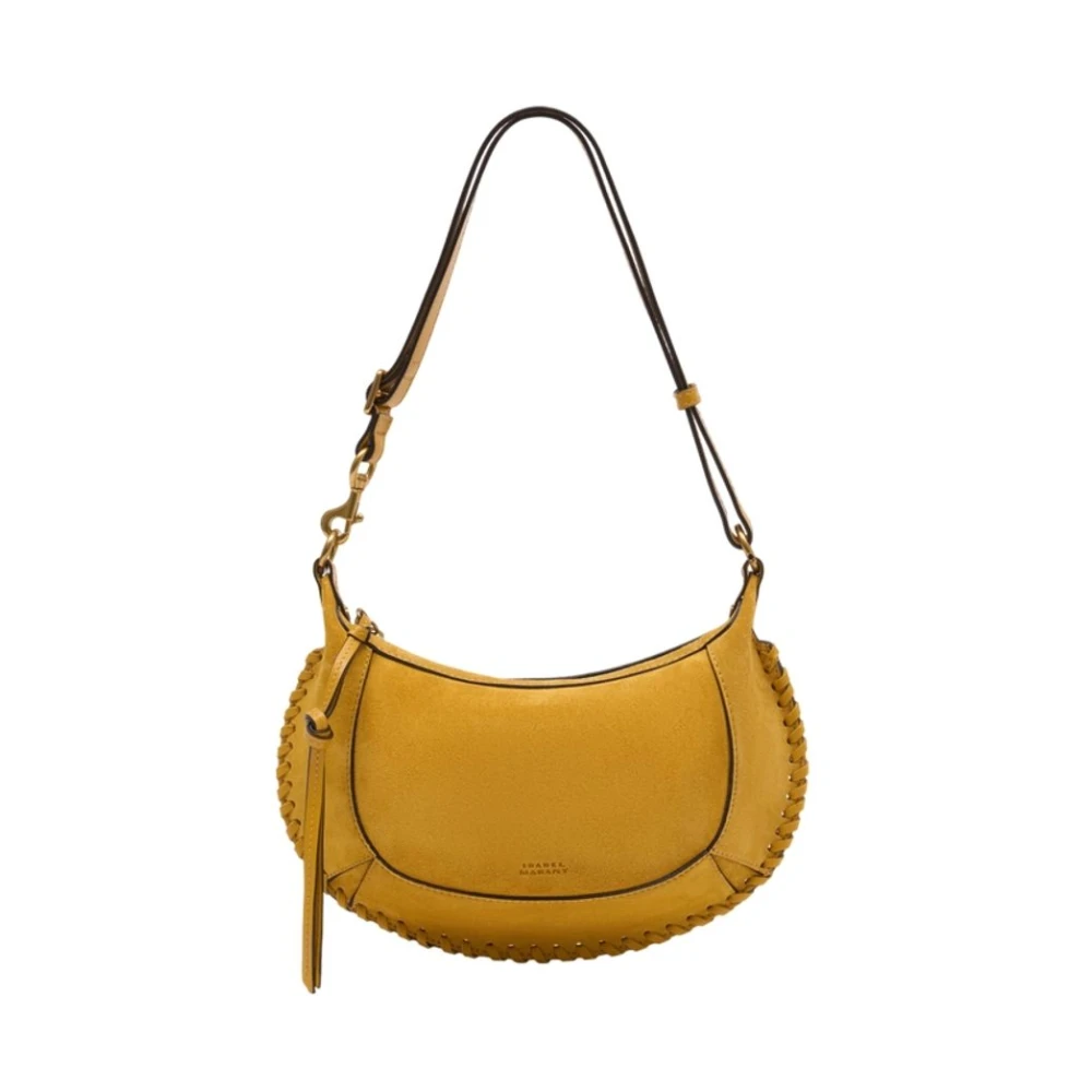 Isabel Marant Women's Yellow Oskan Moon Bag