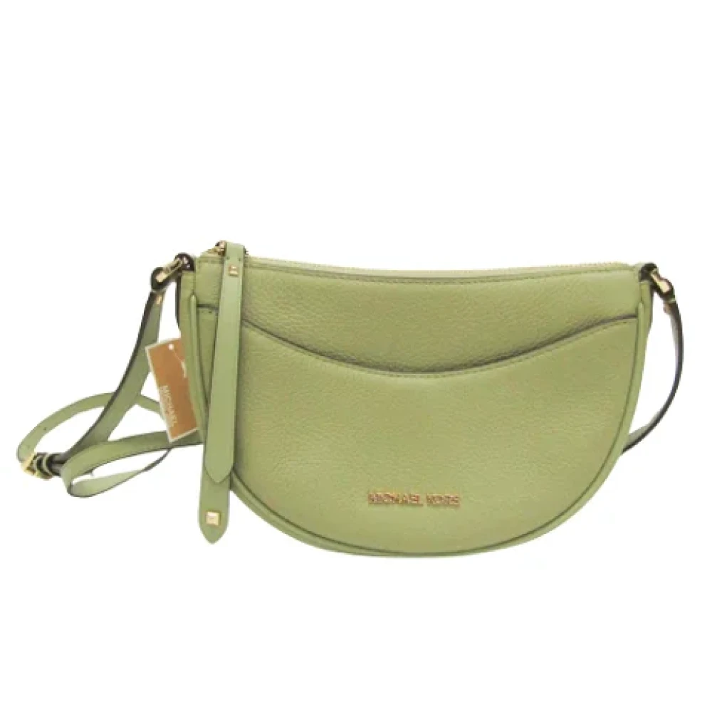 Michael Kors Pre-owned Leather shoulder-bags Green Dames