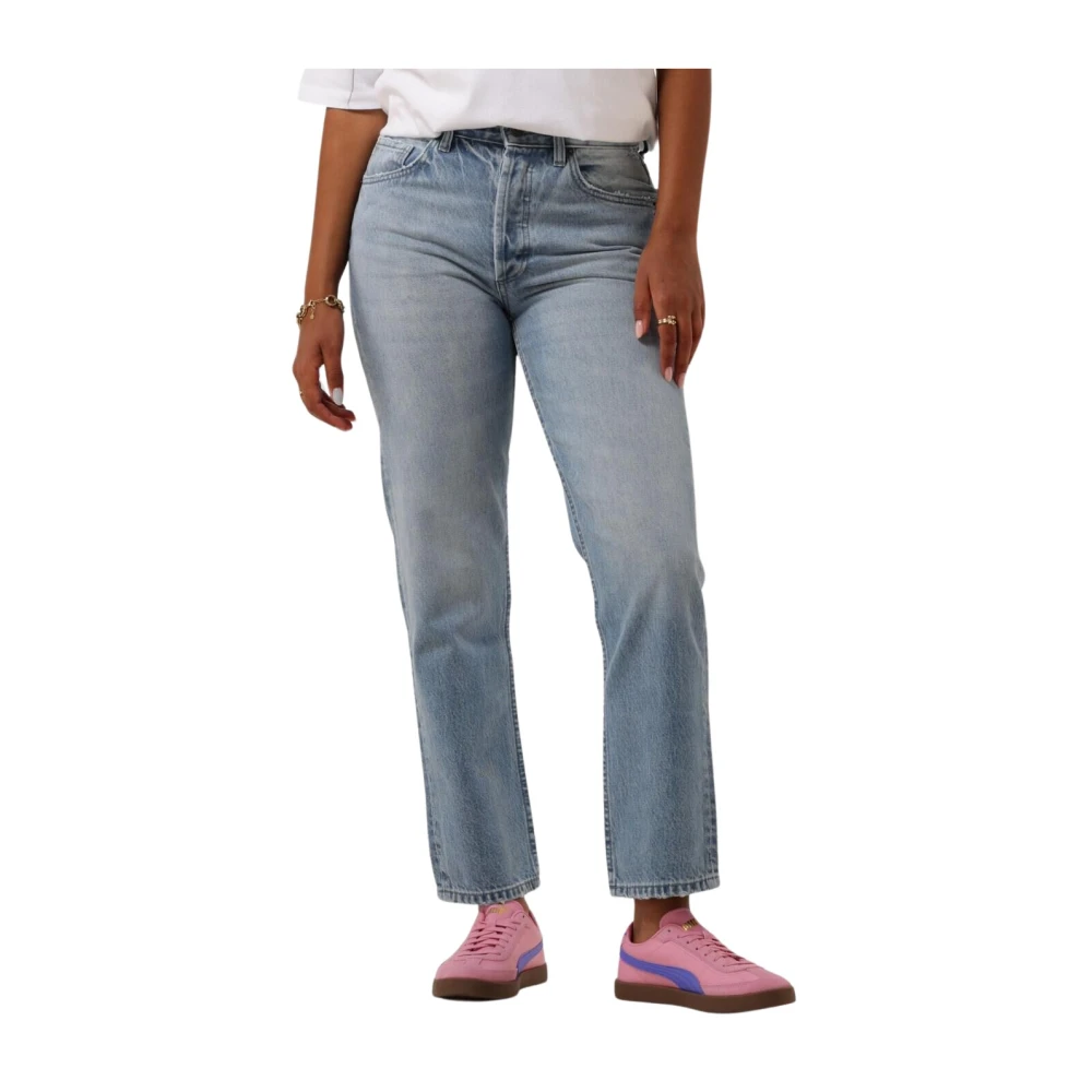 Rough Studios Felix Straight Leg Jeans Blue Dames