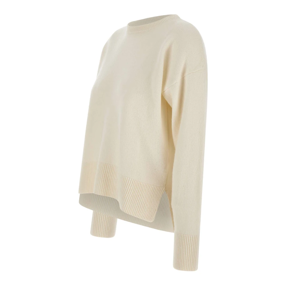 Filippo De Laurentiis Witte Wol Kasjmier Trui White Dames