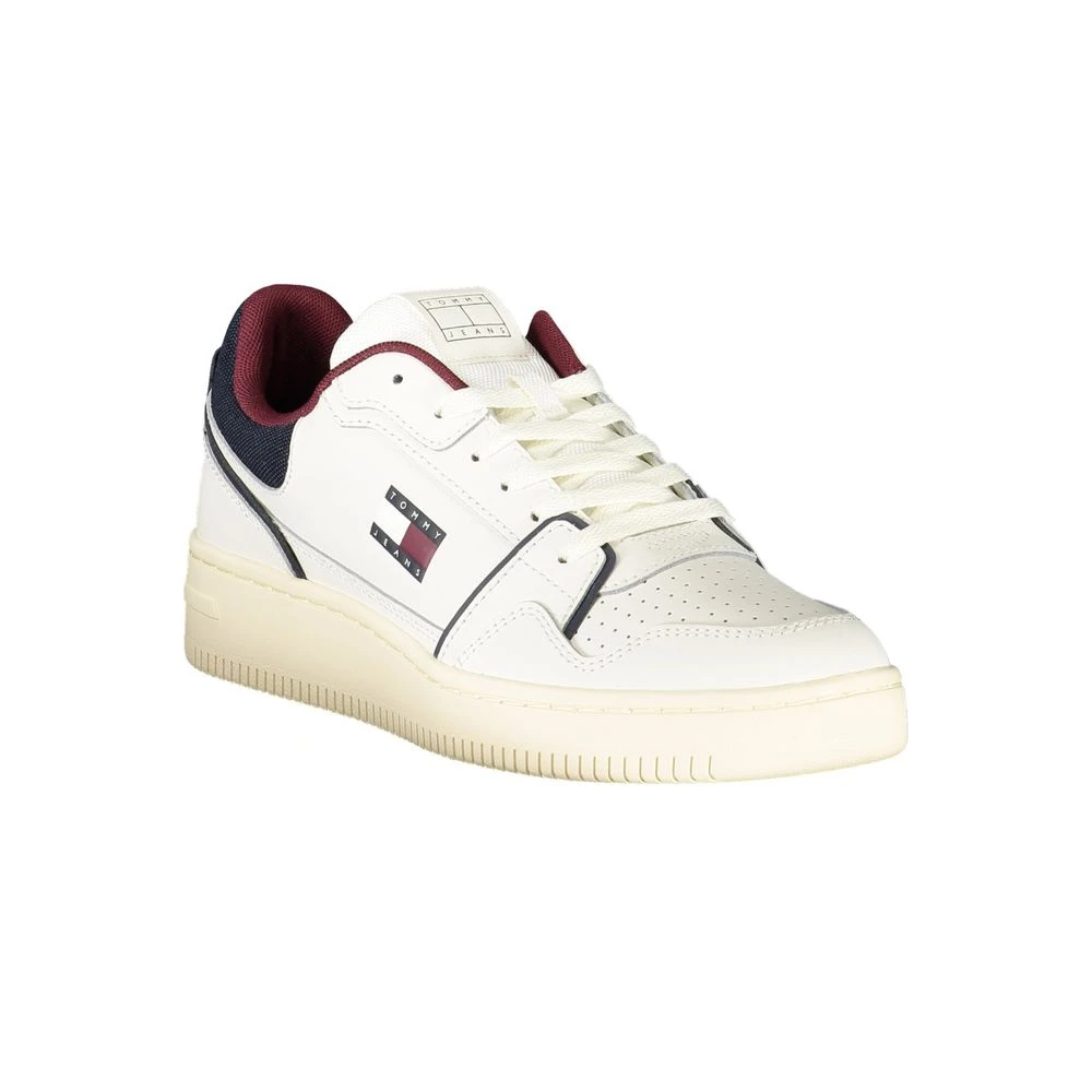 Tommy Hilfiger White Leather Sneaker - Male - Sneakers - White - 7 Uk - Shoes - Image 2