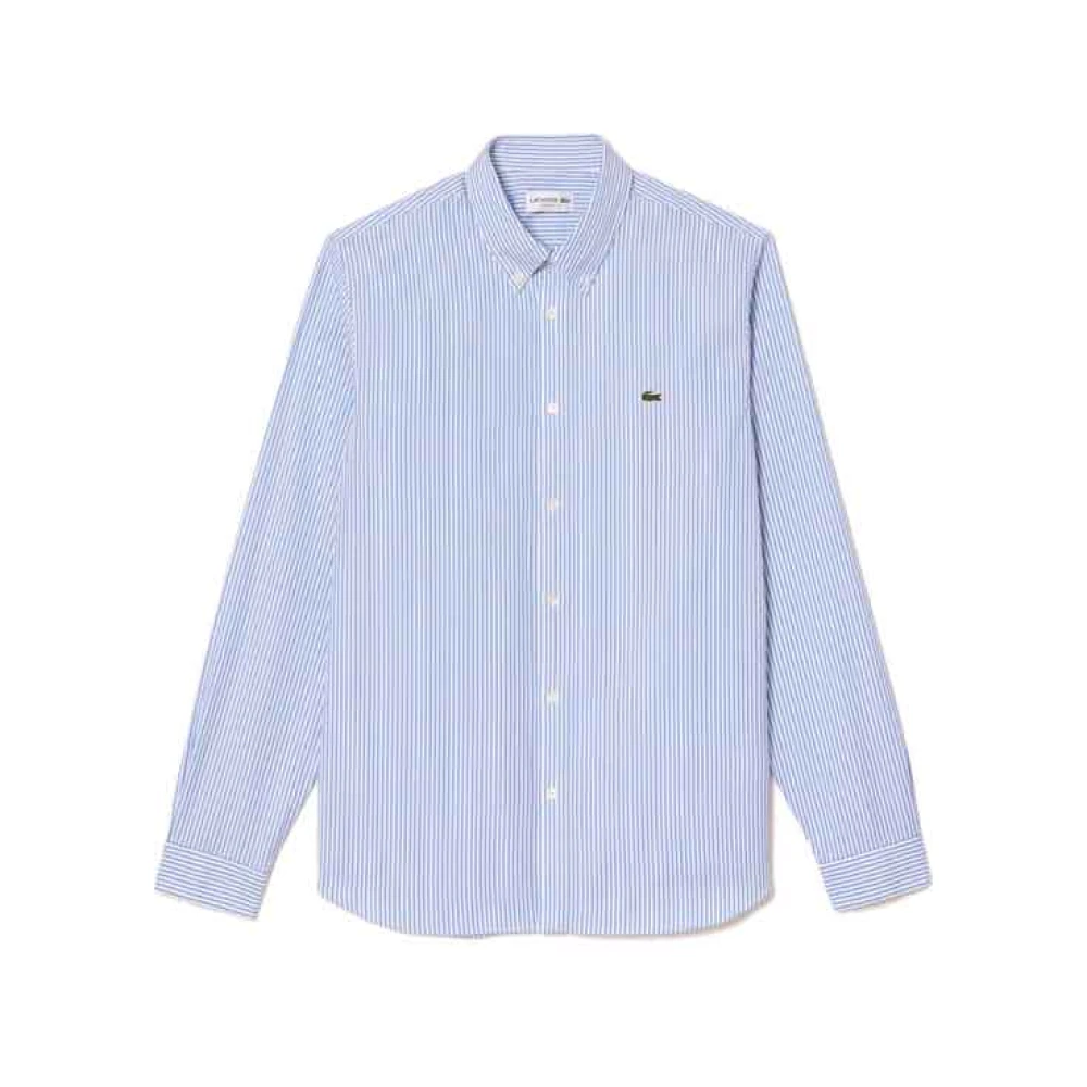 Lacoste Multicolor Randig Långärmad Skjorta