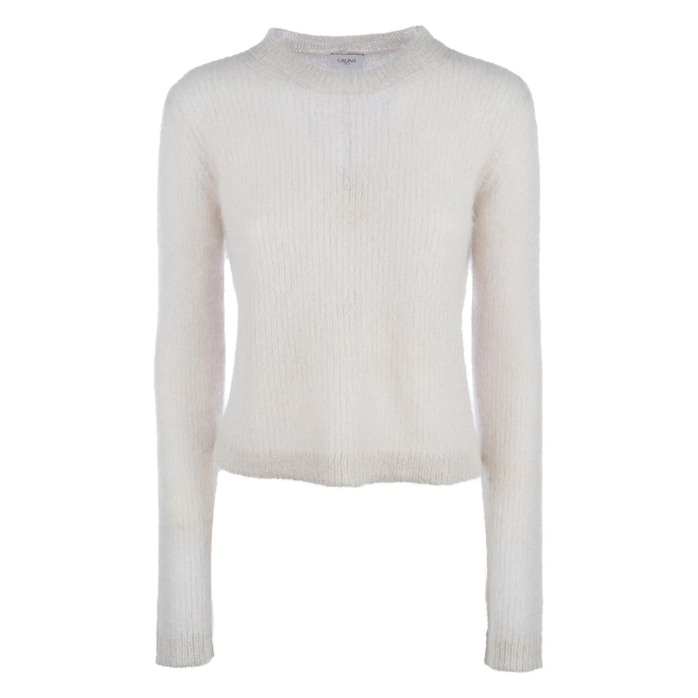 Cruna Stijlvolle Gebreide Top Beige Dames