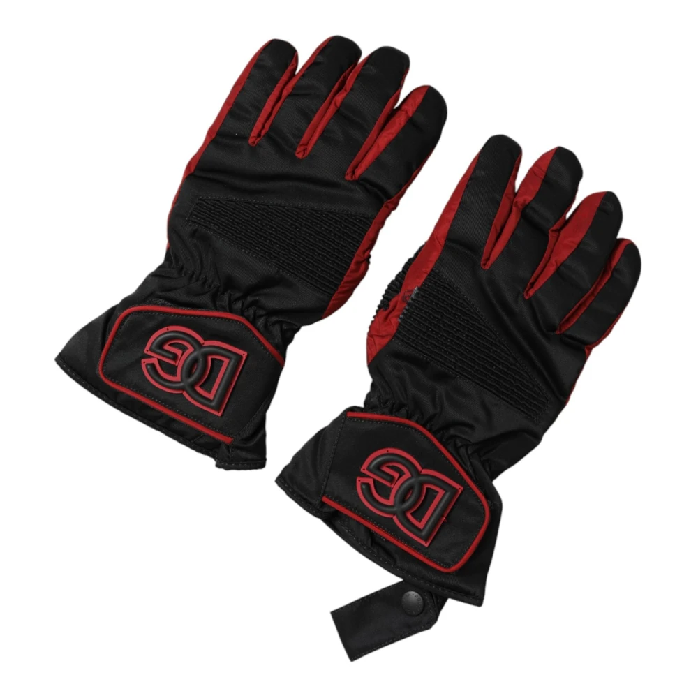 Dolce & Gabbana Unisex Nero - Guanti Mitten Al Polso - Accessories - One Size