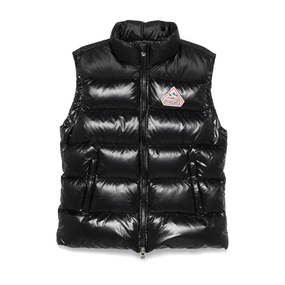 Pyrenex Zwarte Donsveren Gewatteerde Vest Black Heren