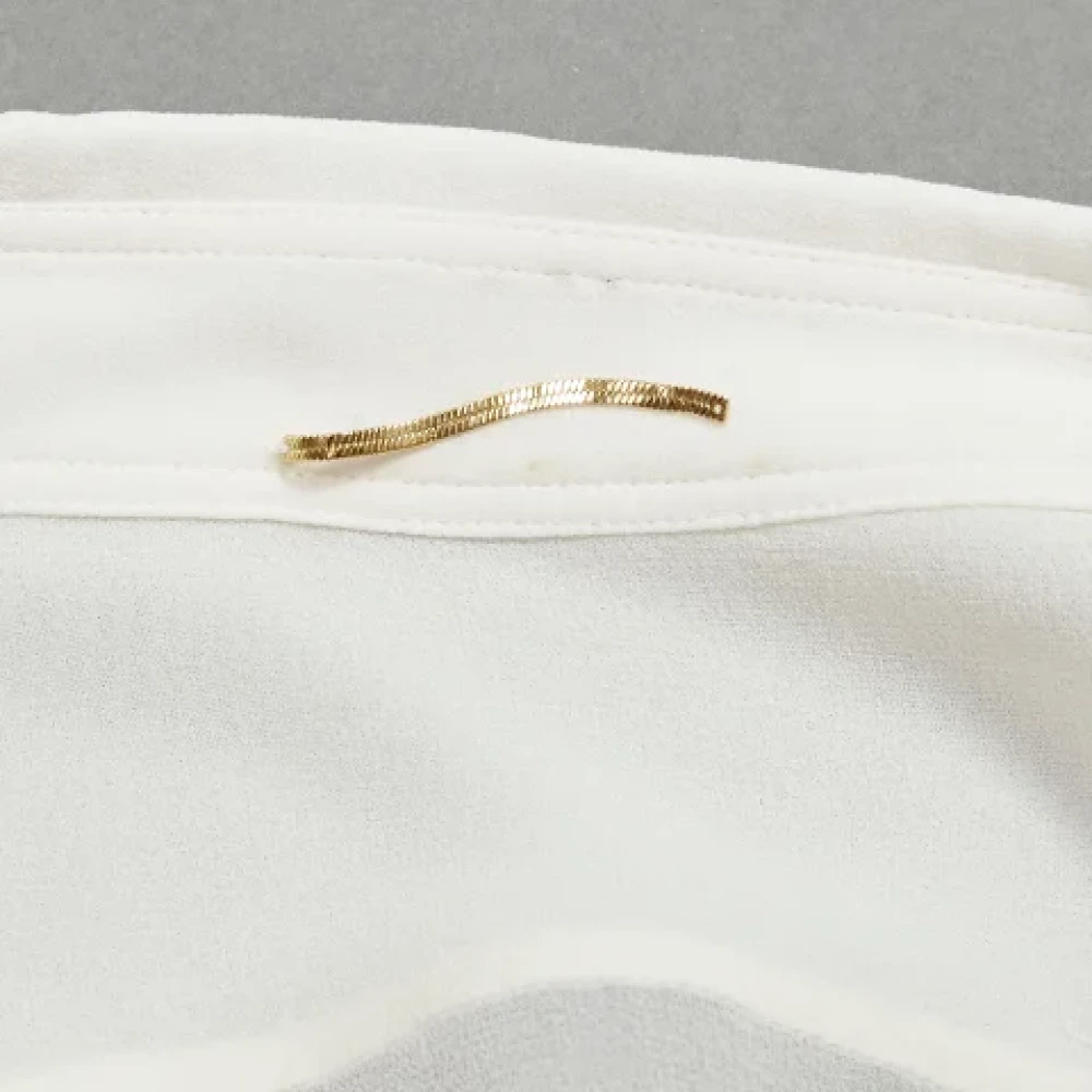 Saint Laurent Vintage Pre-owned Fabric tops White Dames