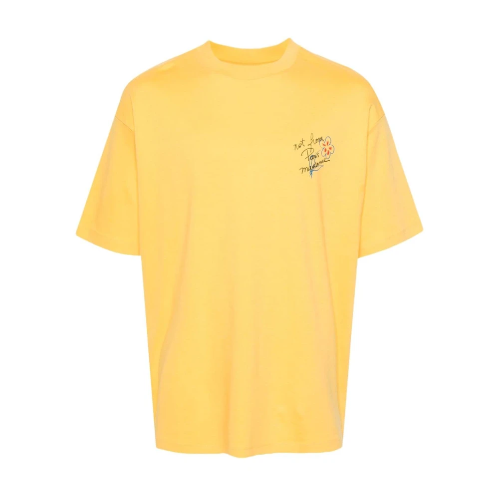 Drole de Monsieur T-Shirts Yellow Heren