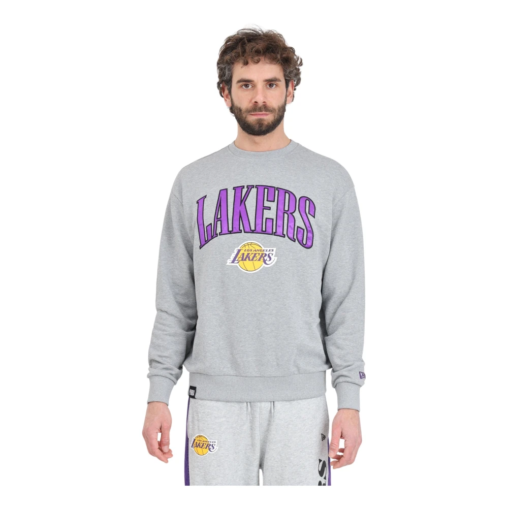 New era LA Lakers NBA Arch Graphic Sweater Gray Heren