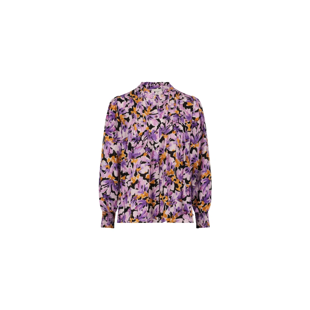 Fabienne Chapot Geplooide Knoopblouse Multicolor Dames