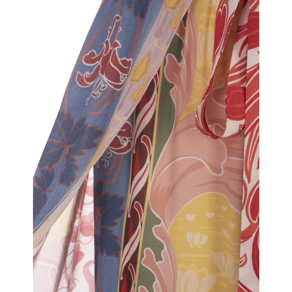 ETRO Kleurrijke Zomer Flared Broek Multicolor Dames