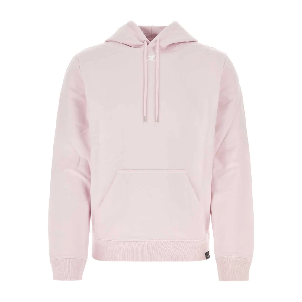 Courrèges Pastelroze Katoenen Sweatshirt Pink Heren