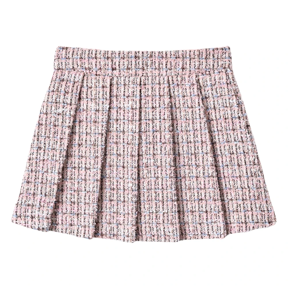 Self Portrait Girls Multicolor Pleated Boucle Skirt - Kids Skirts - 5 Y - Kids