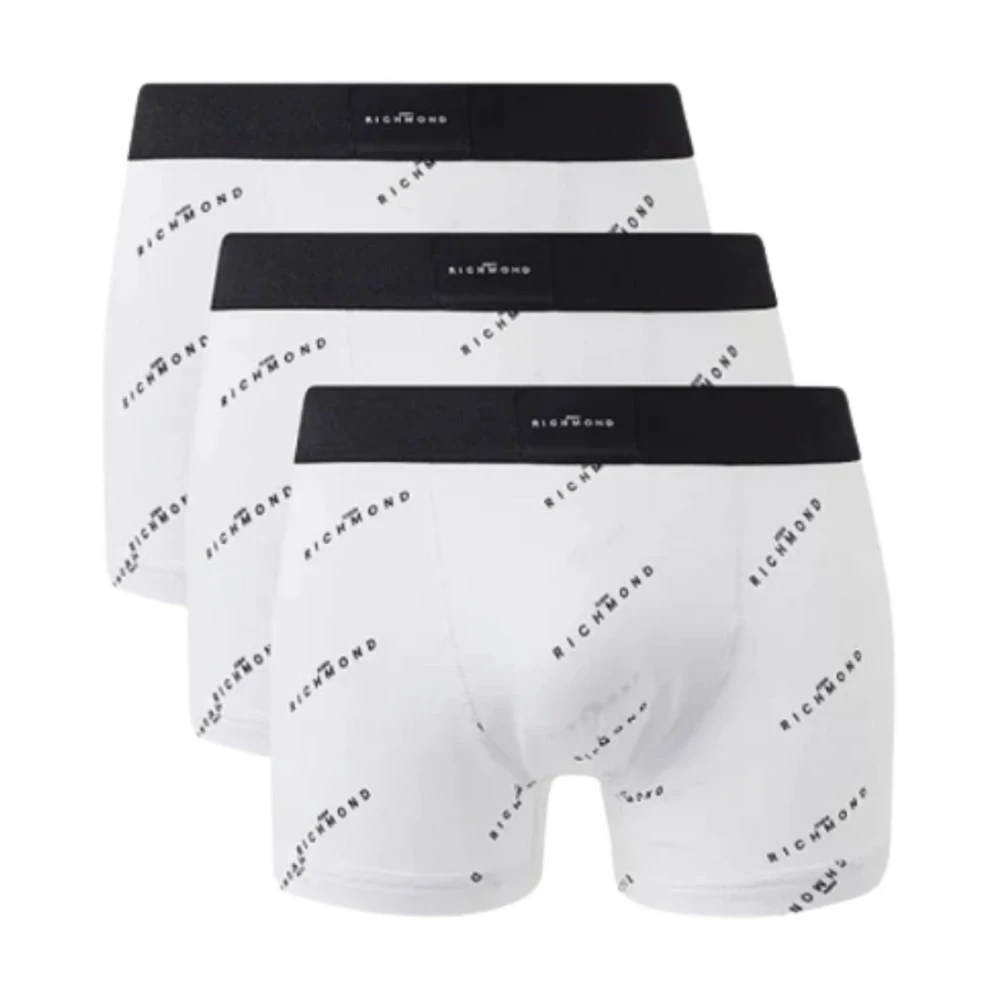 John Richmond Heren Genova Boxershorts White Heren