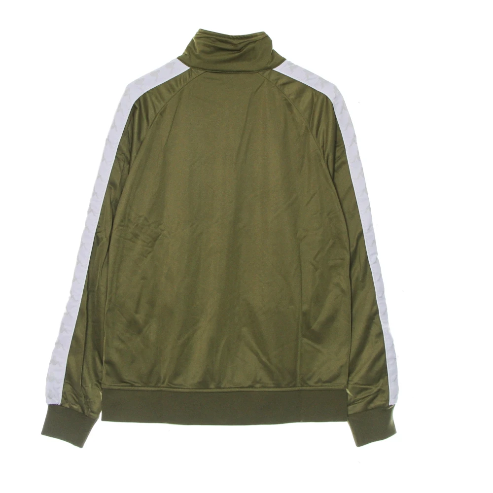 Kappa Slim Heren Trainingsjack Groen Militair wit Green Heren
