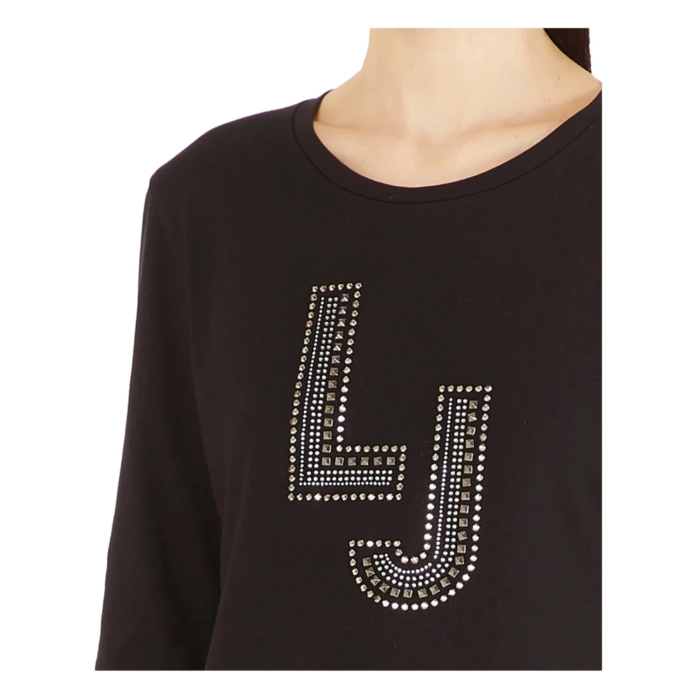 Liu Jo Lange mouwen T-shirt Black Dames