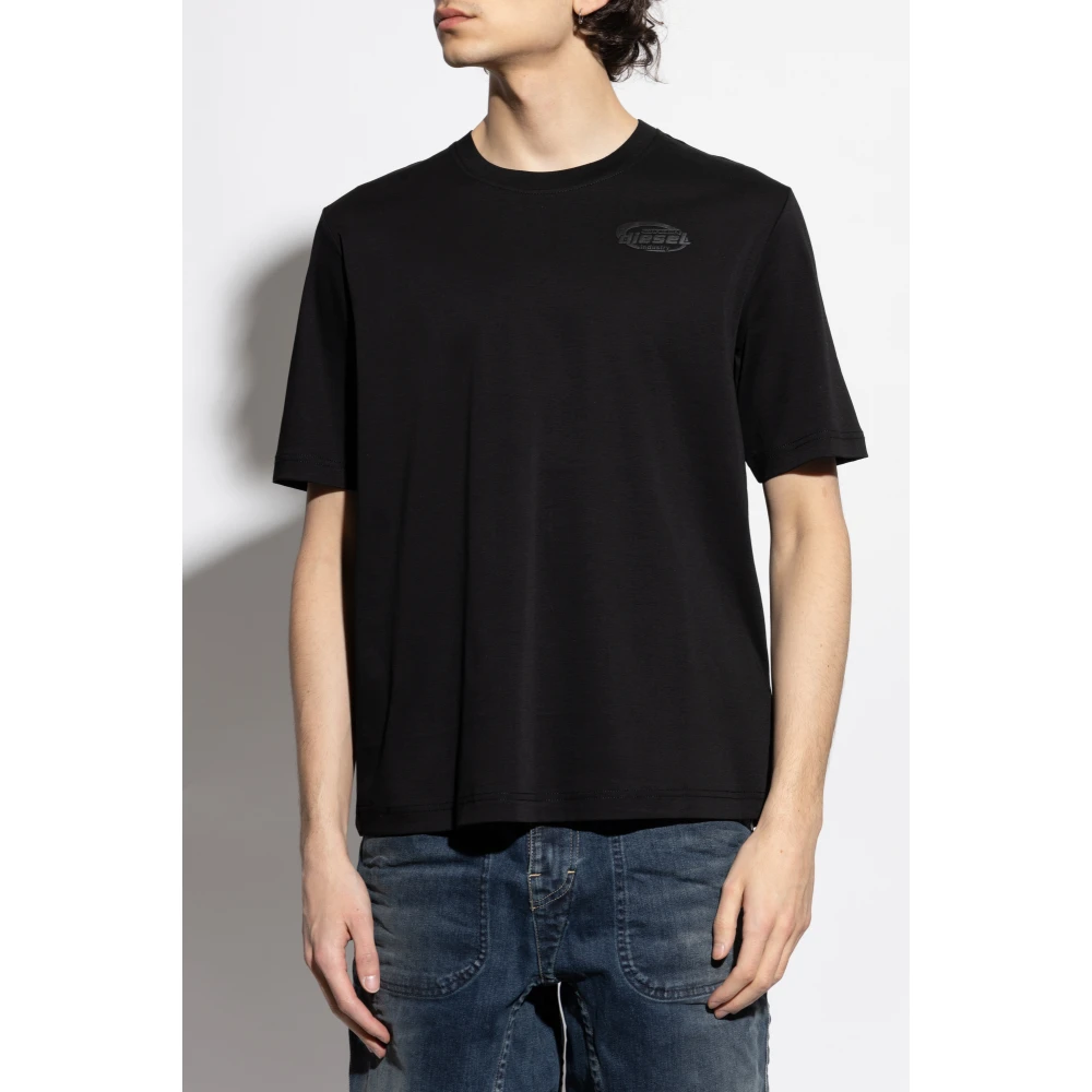 Diesel T-shirt T-Matusz-R2 Black Heren