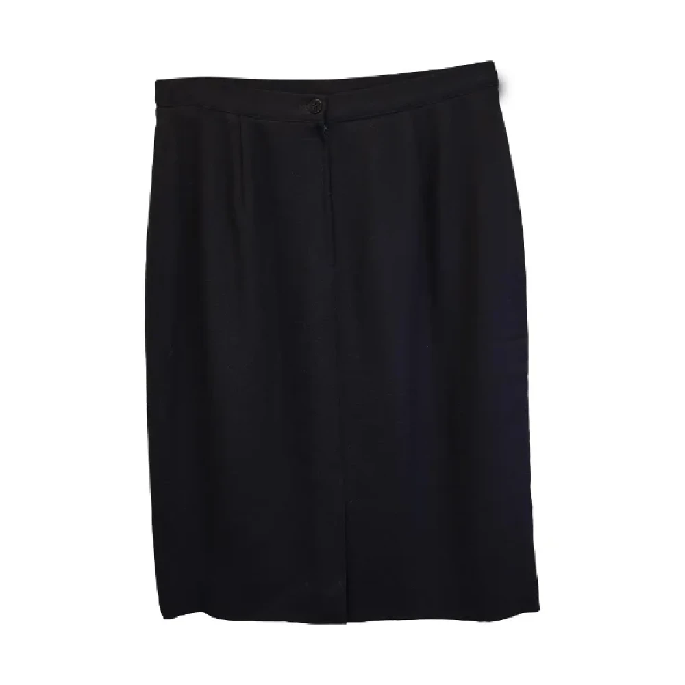 Armani Pre-owned Lana Tweedehands Shorts-Rokken Black Dames