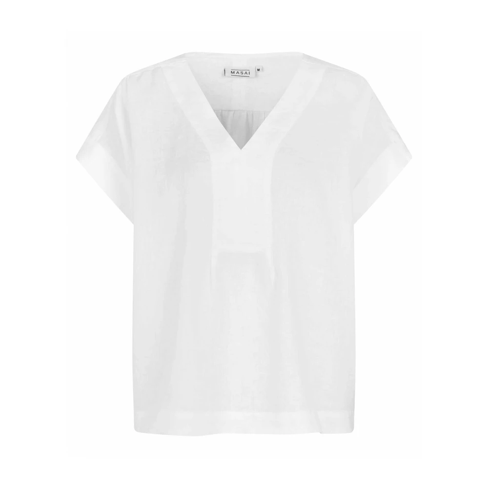 Masai - Tops > T-Shirts - White - Masai - Modalova