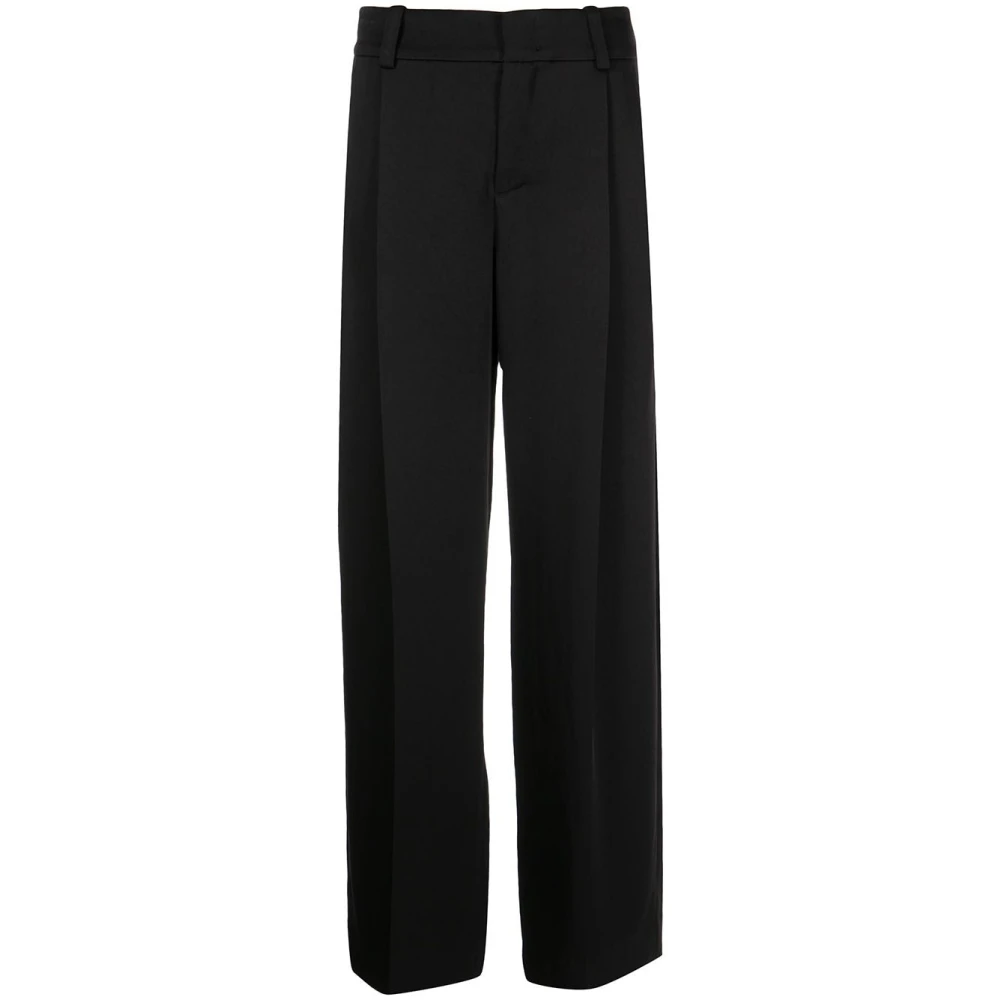 Vince Zwarte Wijde Pijp Broek Black Dames