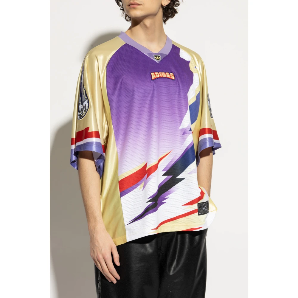 adidas Originals V-hals T-shirt Multicolor Heren