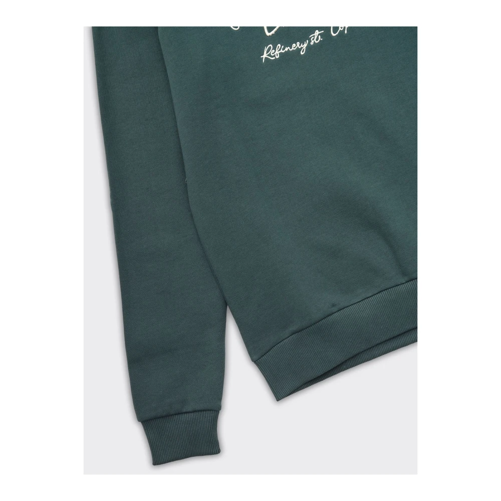 Les Deux Groene Camden Crewneck Sweatshirt Green Heren
