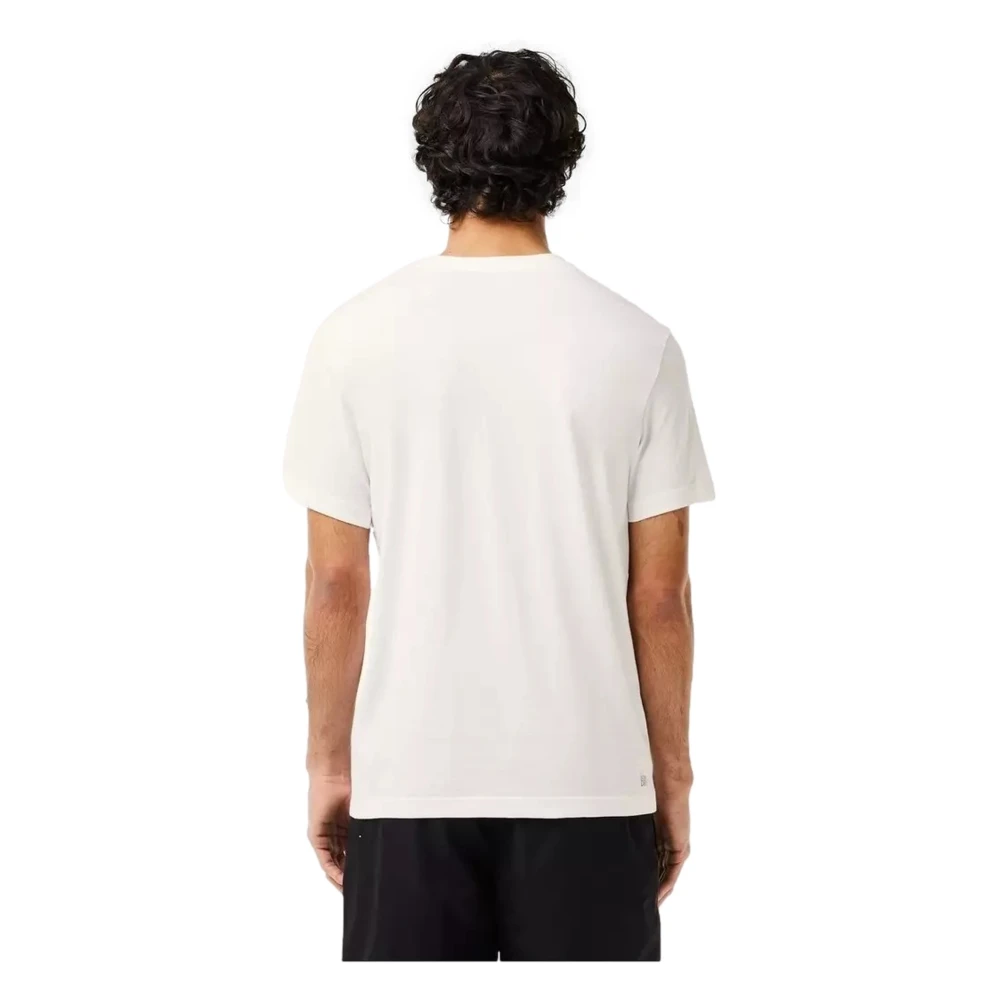 Lacoste Witte 3D Logo T-shirt White Heren