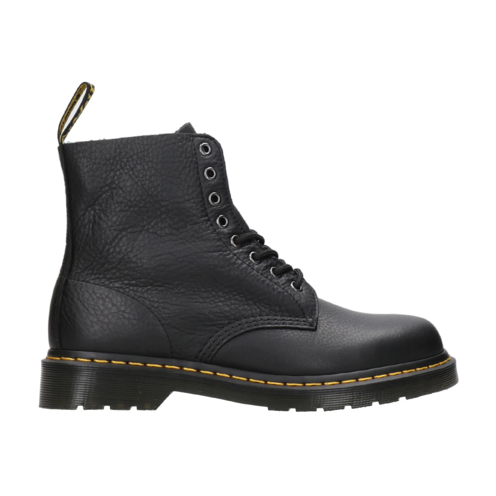 Dr. Martens Men's Black Lace-Up Boots, 10 Uk, 1460 Ambassador Leather Lace-Up Boots