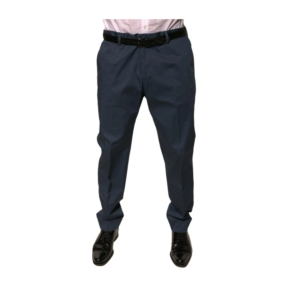 Dolce & Gabbana Men's Blue Dark Skinny Dress Trousers 2XL