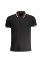 polo-en-coton-noir-a-manches-courtes