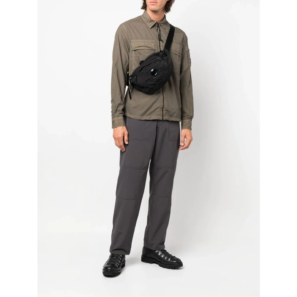 C.P. Company Zwarte Nylon Crossbody Pack Black Heren