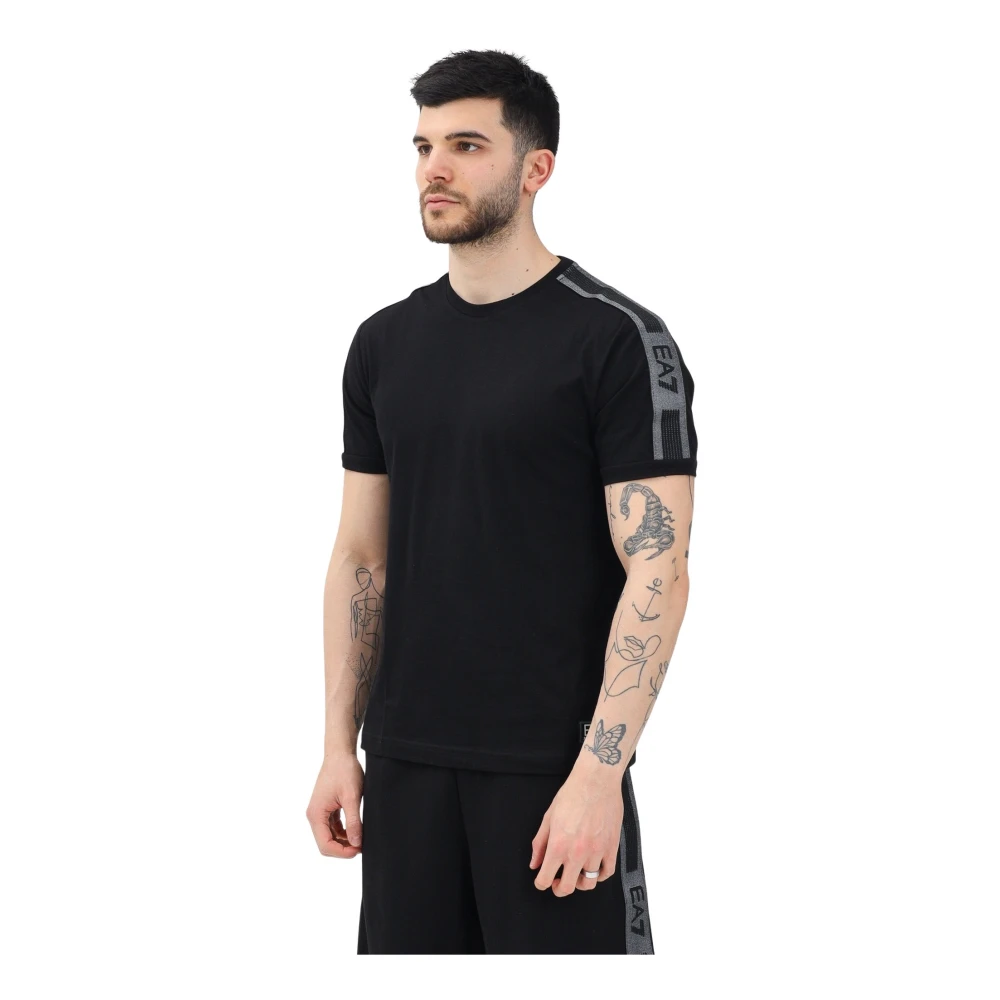 Emporio Armani Ea7 Hombre Negro Camisetas, : Grande