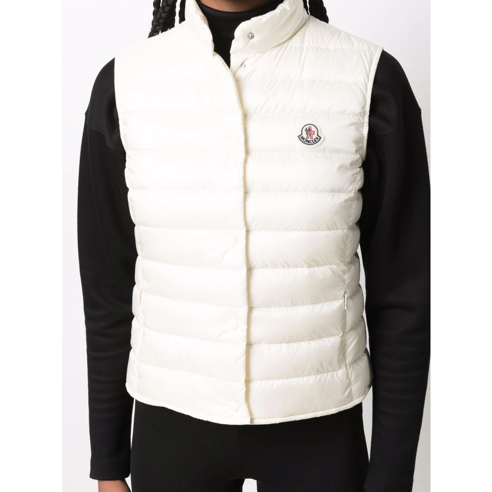 Moncler Natuurlijke Jassen voor Stijlvolle Look Beige Dames