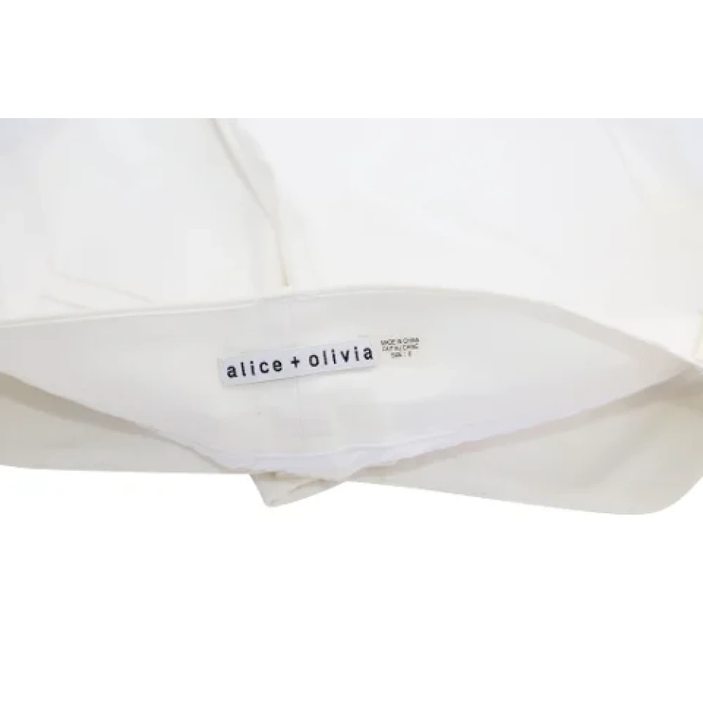 alice + olivia Cotton bottoms White Dames