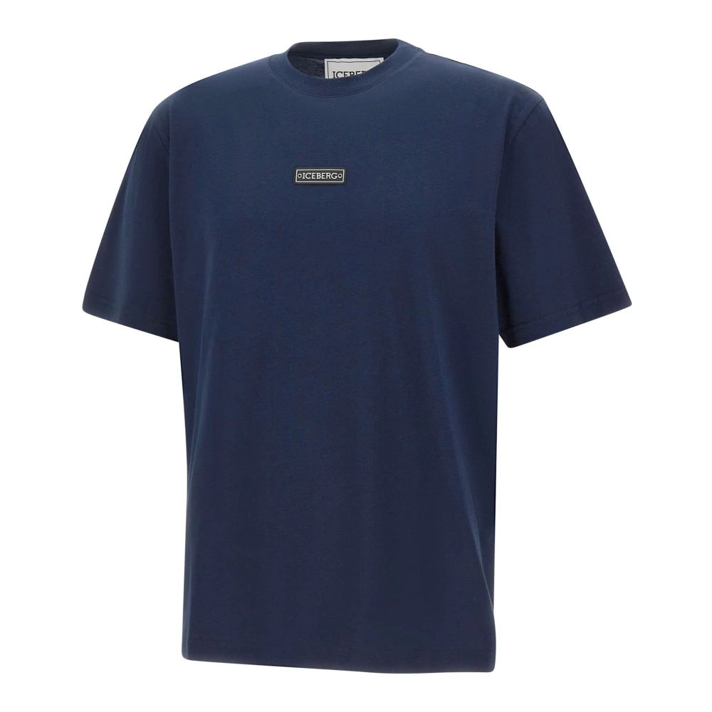 Iceberg Men's Blue Peanuts Graphic T-Shirt - T-Shirts - L - Tops