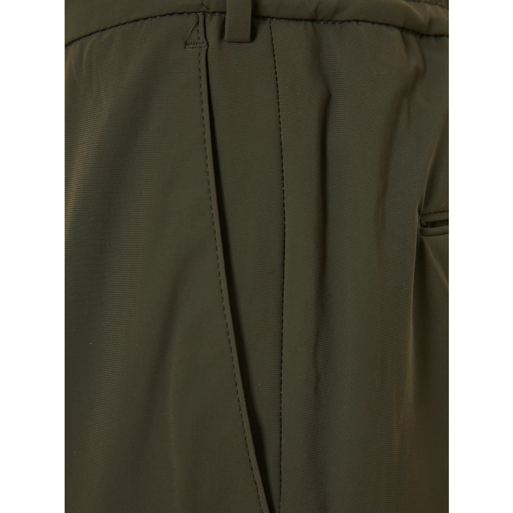 PT Torino Stretch broek met zakken gemaakt in Italië Green Heren