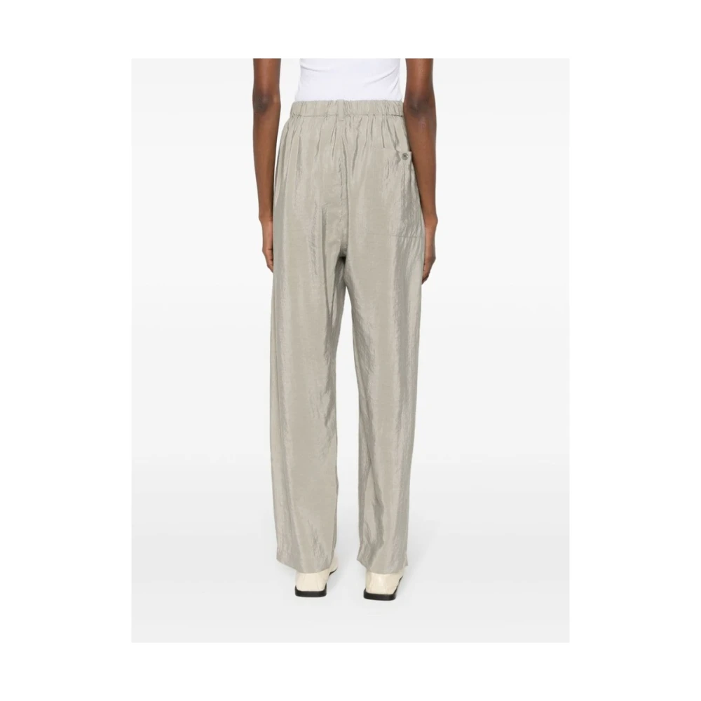 Lemaire Tapered Trousers Gray Dames