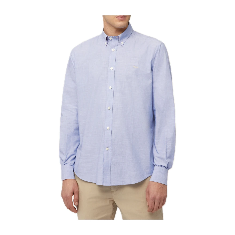 Harmont & Blaine Katoenen overhemden Blue Heren