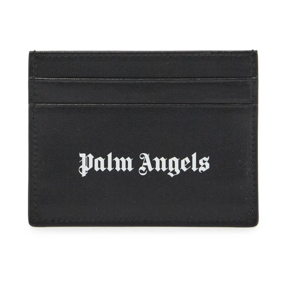Palm Angels Logo Creditcardhouder Black Heren