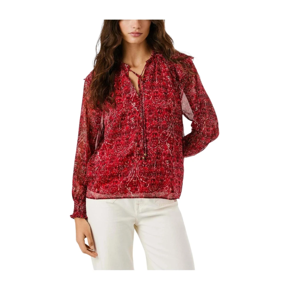 Pepe Jeans Women's Red Mar Blouse - Blouses - S - Blouses & Shirts