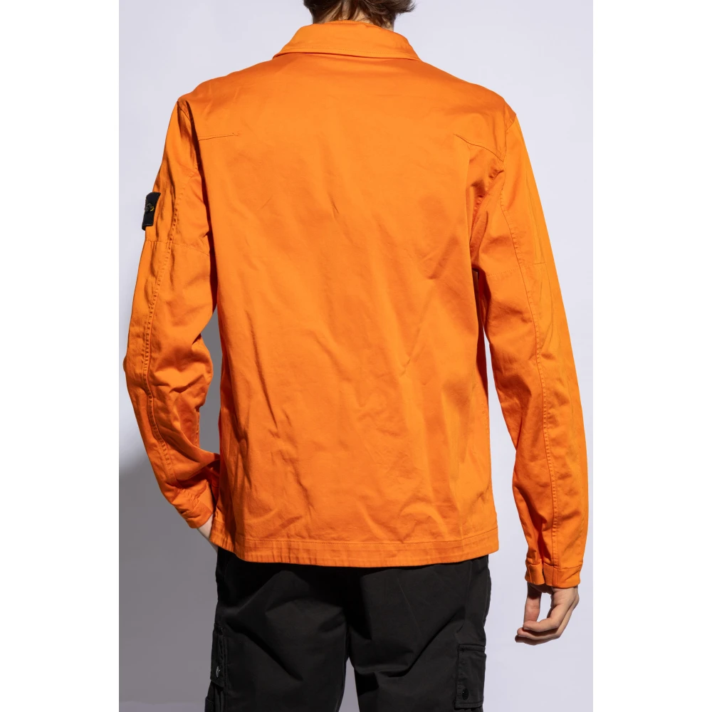 Stone Island Rits shirt Orange Heren