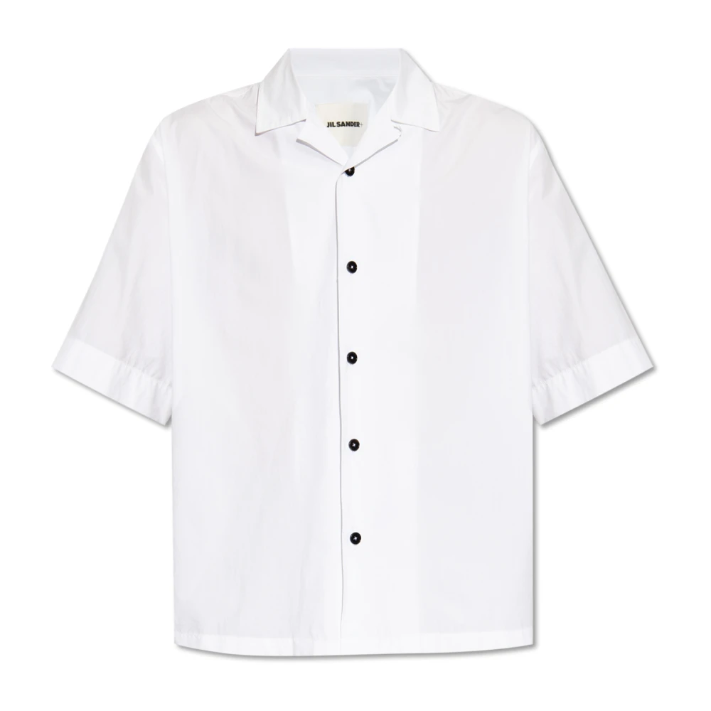 Jil Sander Ruimvallend shirt White Heren