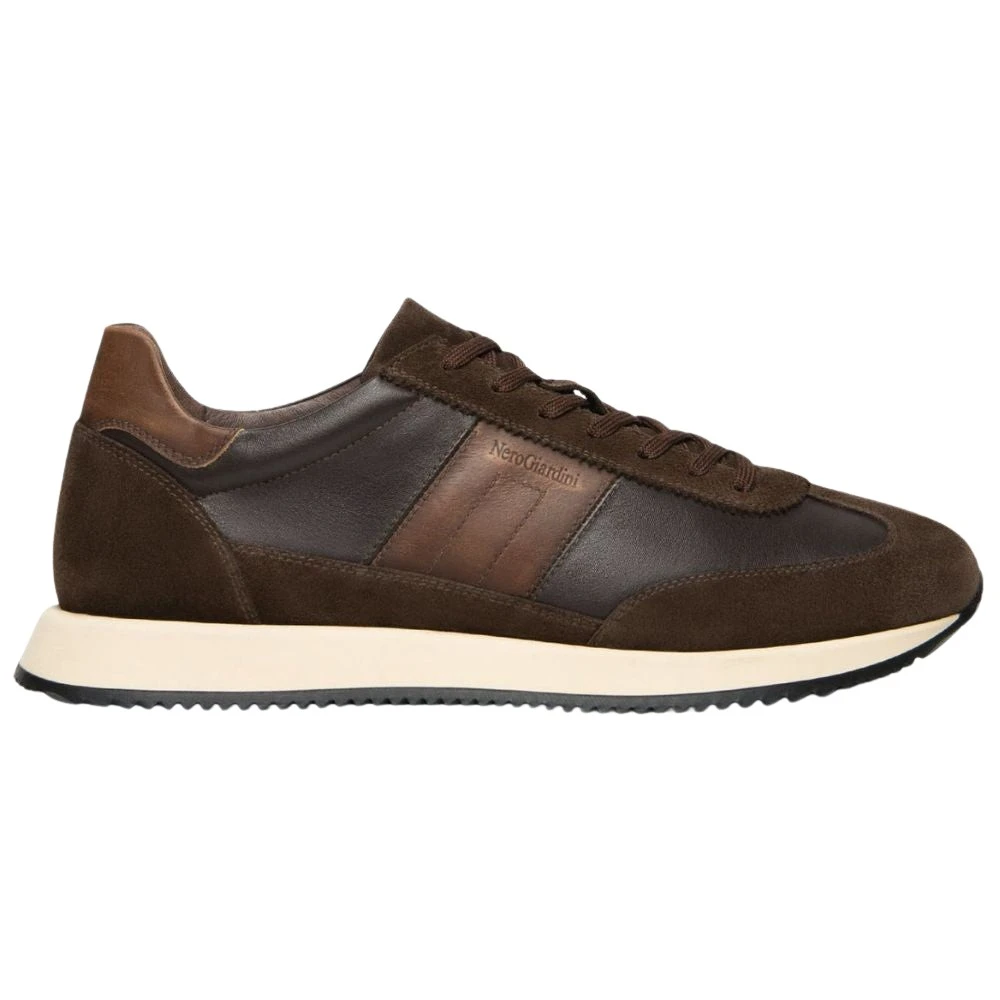 Nerogiardini I500901U Sneakers Heren Schoenen Bruin