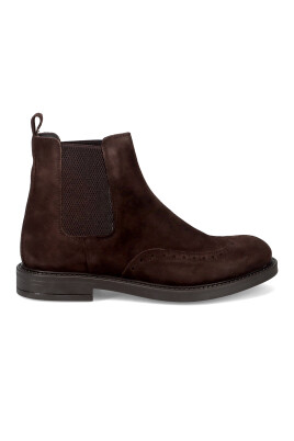 dark-brown-ankle-boots-with-elastic-sides